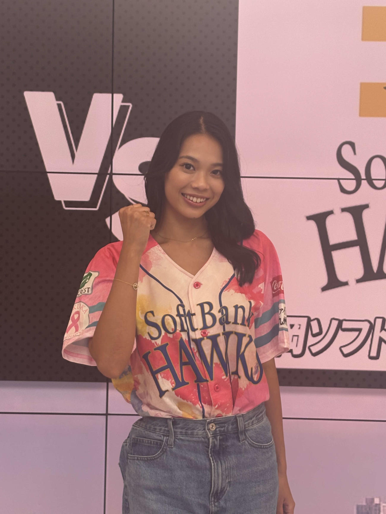 プロ野球の解説に初挑戦した小久保春菜