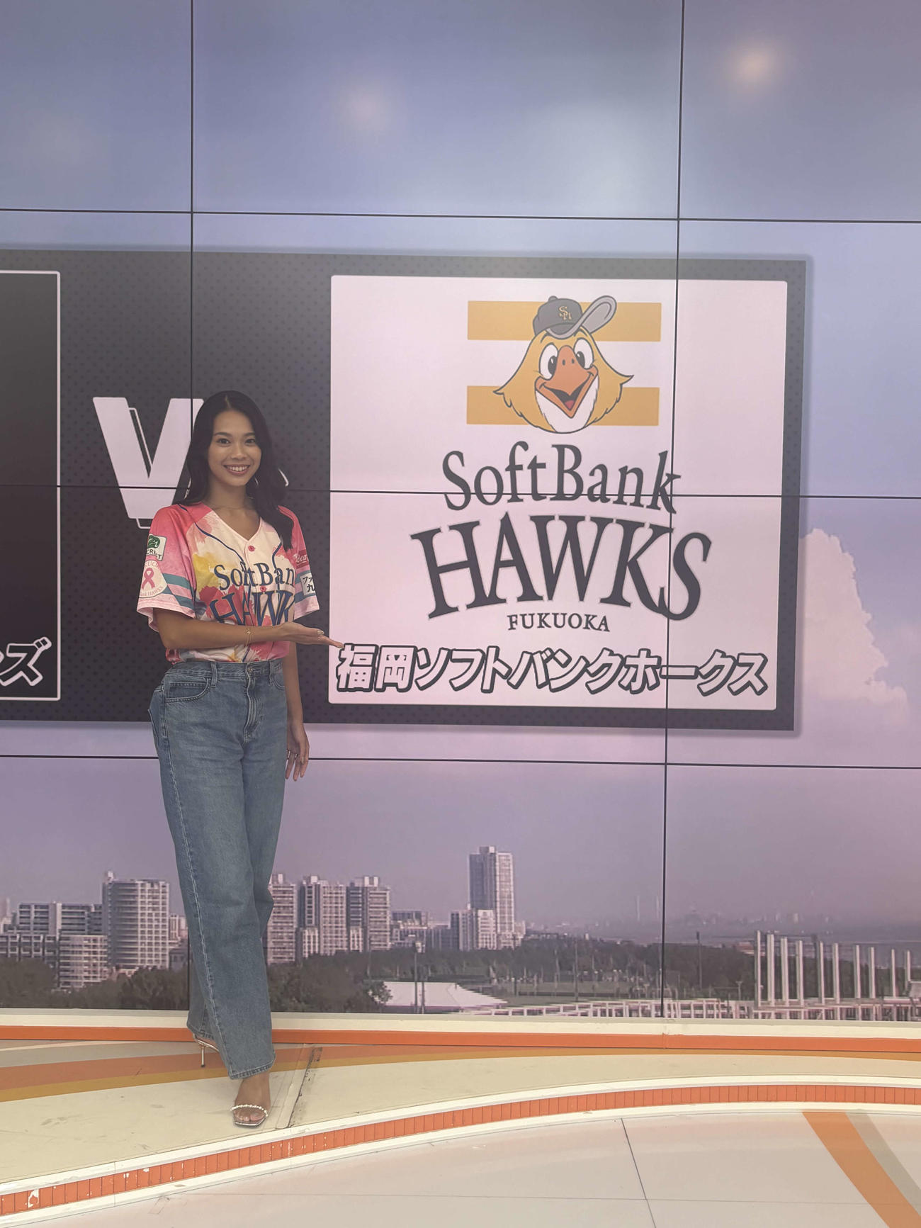 プロ野球の解説に初挑戦した小久保春菜