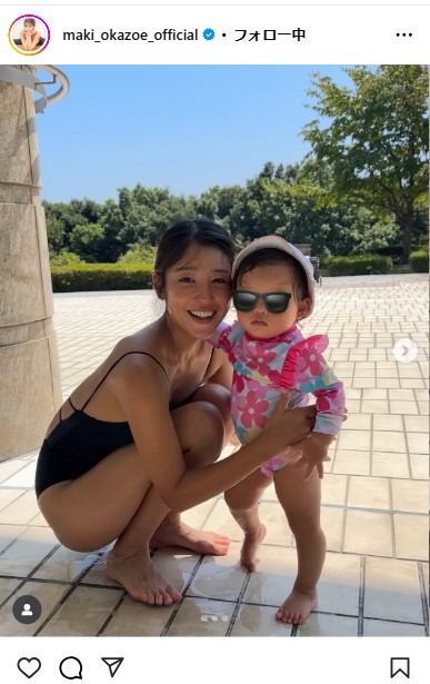岡副麻希のインスタグラムから