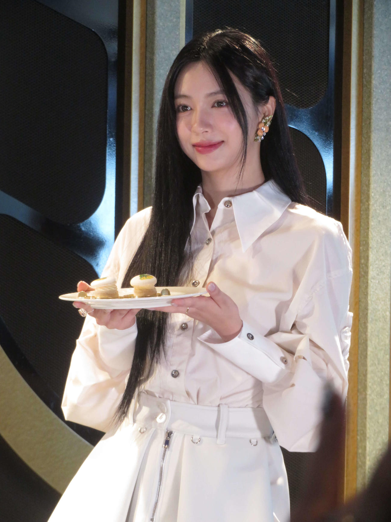 「Tea in Bloom　～好きを纏って自分に甘いご褒美を～」お披露目発表会に出席したホ・ジウォン