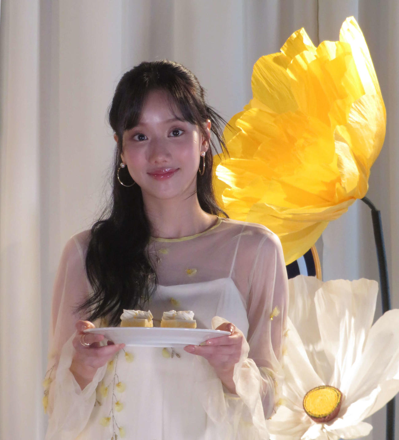 「Tea in Bloom　～好きを纏って自分に甘いご褒美を～」お披露目発表会に出席したイ・ナウン