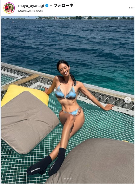 大柳麻友のインスタグラムから
