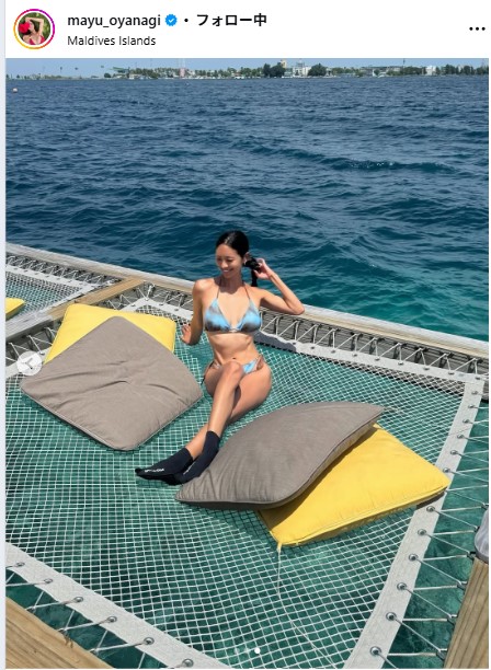 大柳麻友のインスタグラムから