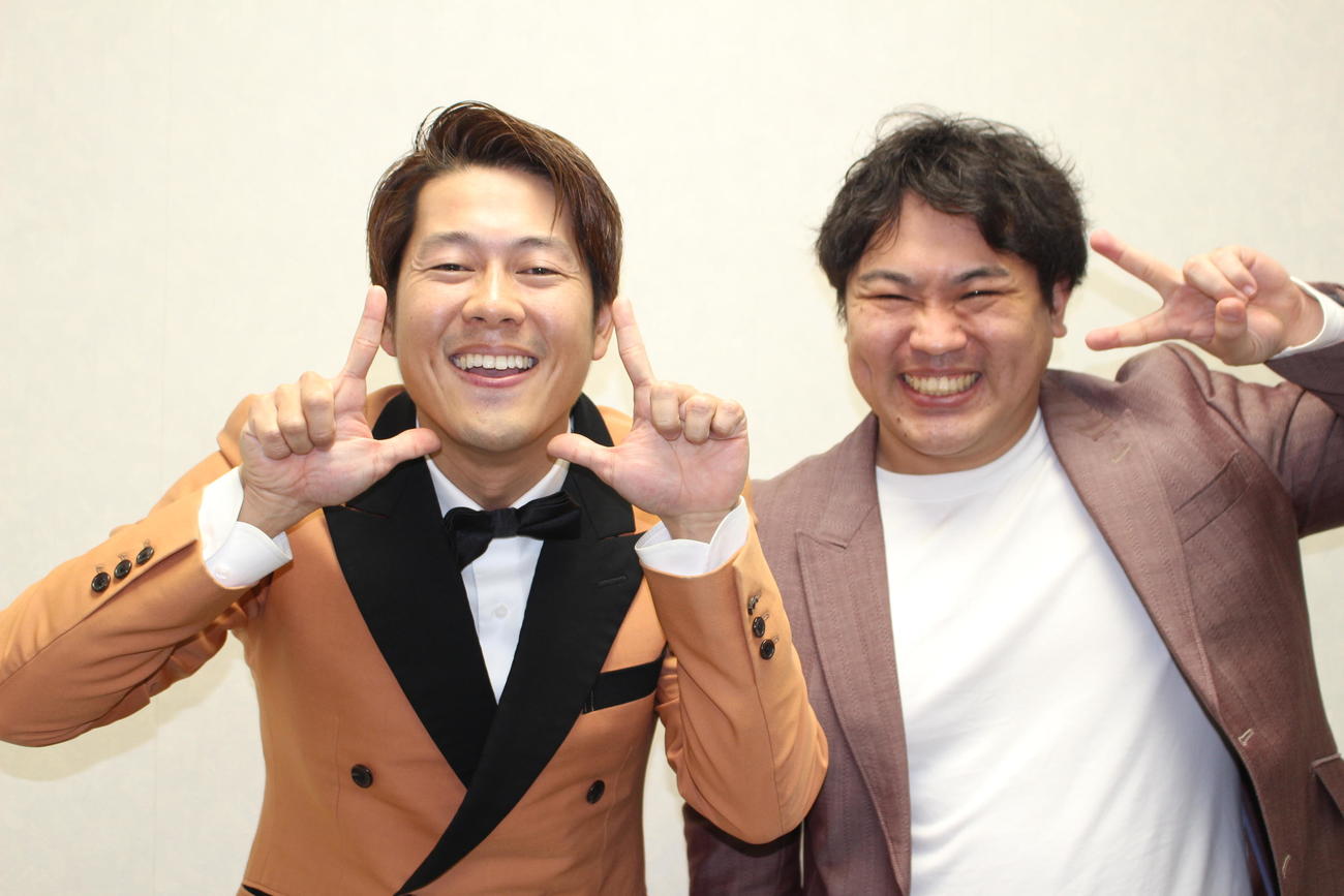 「パーティーパーティー」の、きむきむ（左）と、ひらかわ
