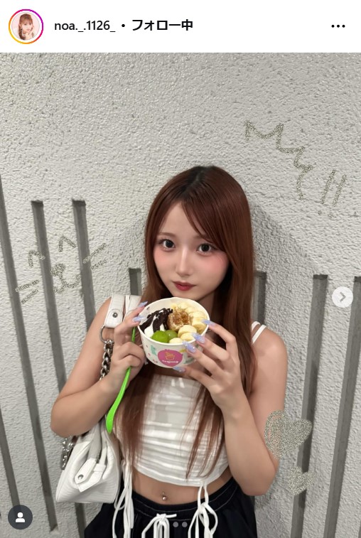希空のインスタグラムから
