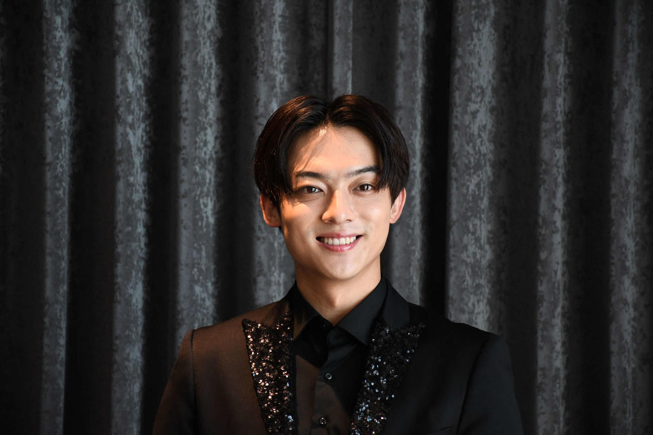 松竹新喜劇9月公演の取材会に出席した辰巳ゆうと（撮影・阪口孝志）