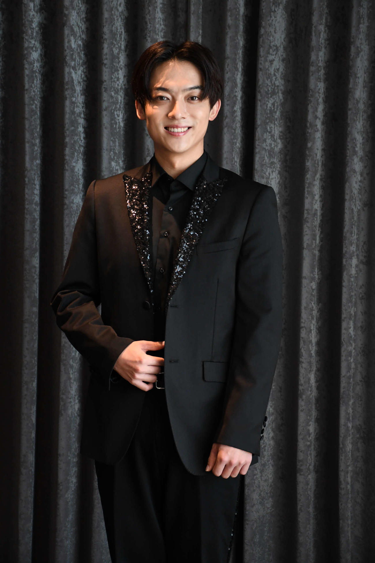 松竹新喜劇9月公演の取材会に出席した辰巳ゆうと（撮影・阪口孝志）