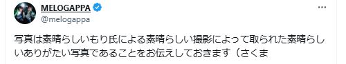 MELOGAPPAのXから