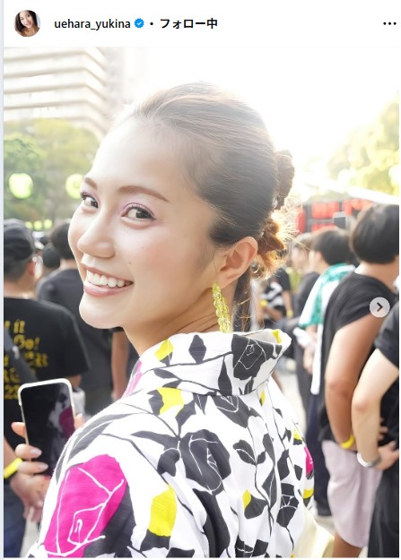 植原ゆきなのインスタグラムから