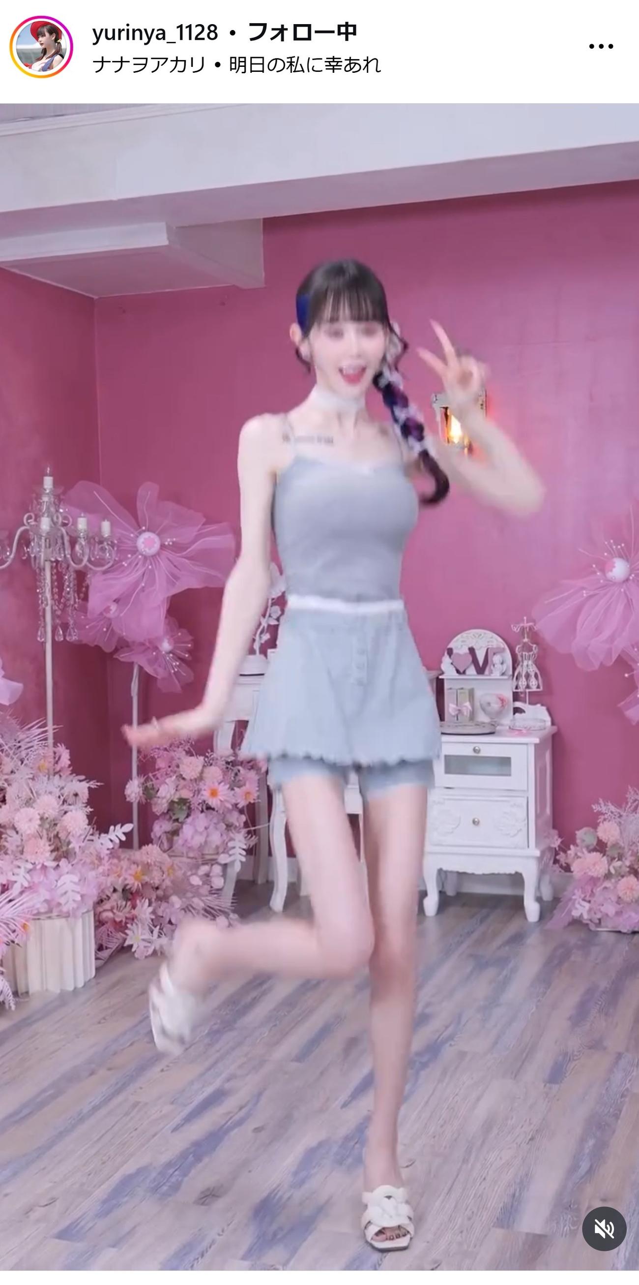 ゆりにゃのインスタグラムから