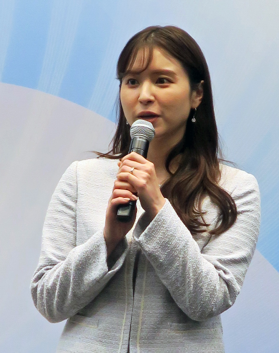 角谷暁子アナ（24年3月撮影）