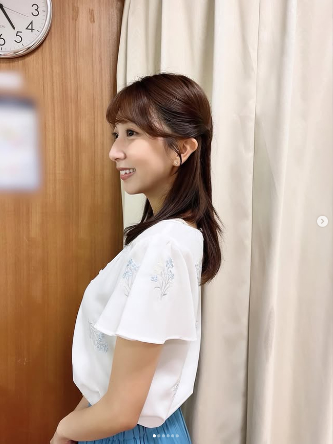 フリーアナウンサー今川菜緒のインスタグラムから