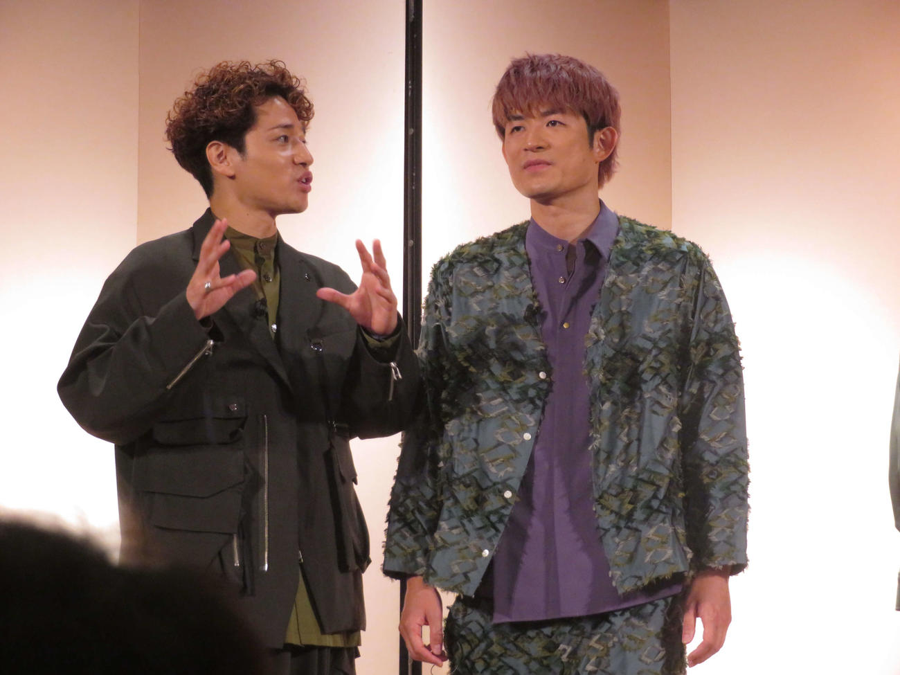 「ENTA！8 4U．Zeep in de SHOW」制作発表会見に出席したふぉ～ゆ～の福田悠太（左）と松崎祐介