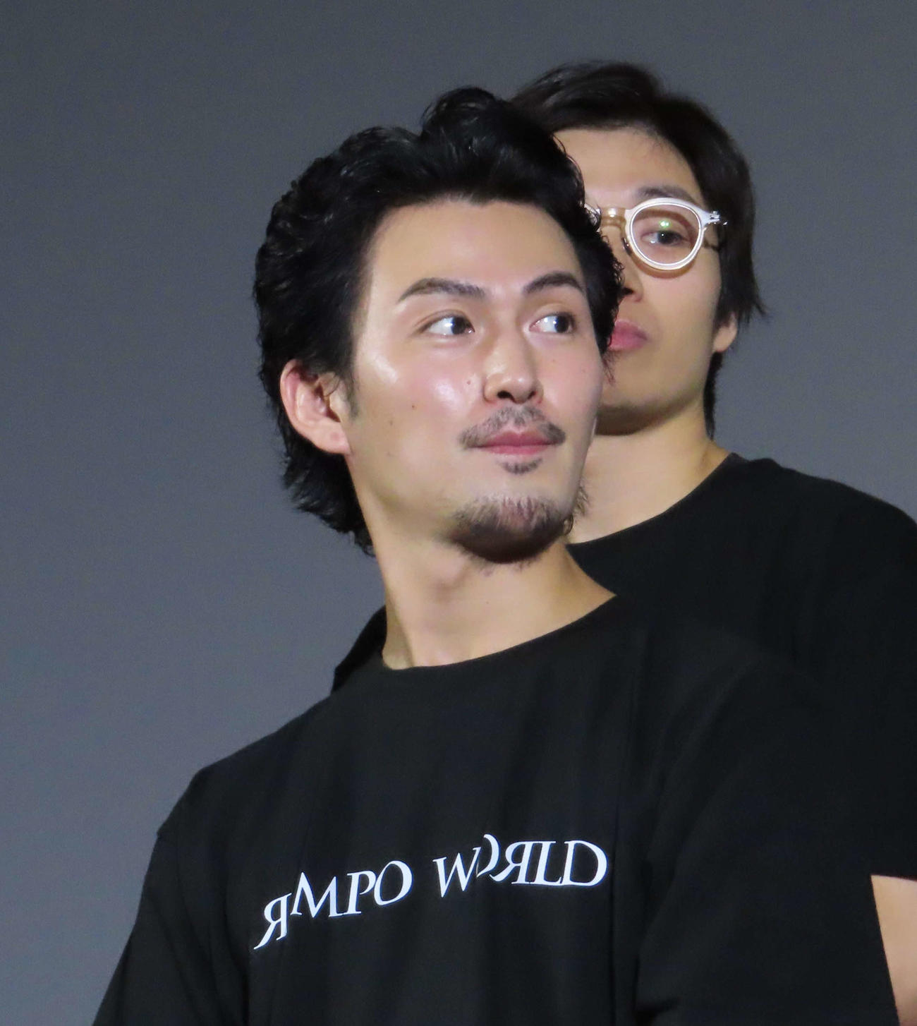江戸川乱歩没後60周年作品「RANPO WORLD」の完成披露舞台あいさつに登壇した松田凌（撮影・寺本吏輝）