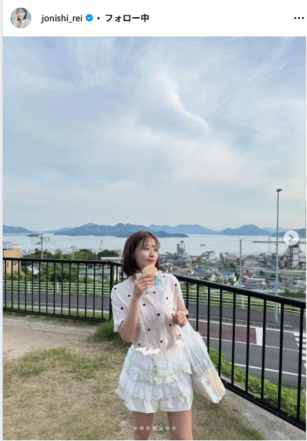 上西怜のインスタグラムから