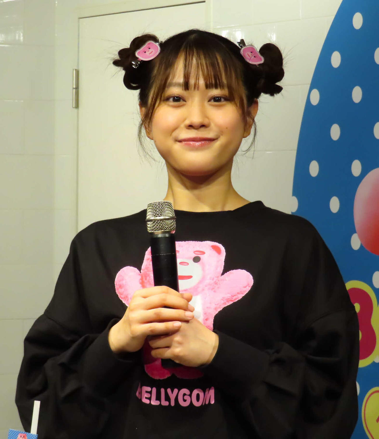 「ベリフルツアー　in SHIBUYA109 MOG MOG STAND」に登場した森山未唯