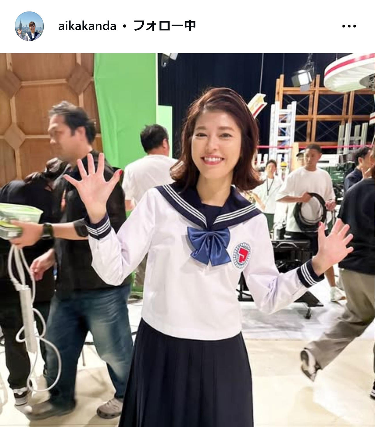 神田愛花のインスタグラムから