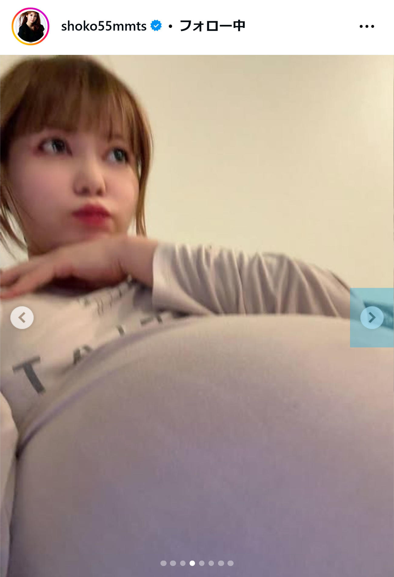 中川翔子のインスタグラムから