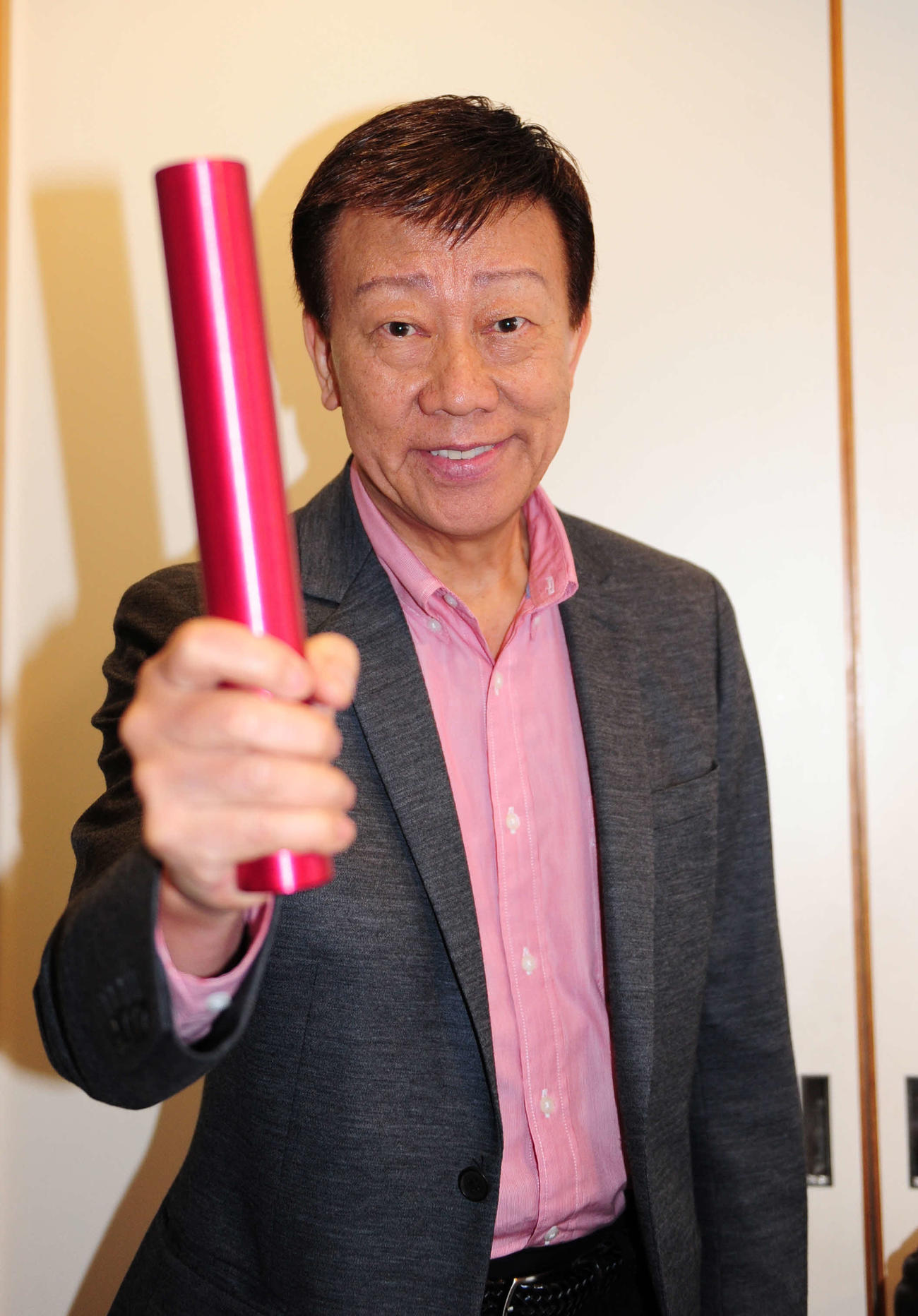 2020年東京五輪への期待と懸念を語った橋幸夫さん（2016年4月撮影）