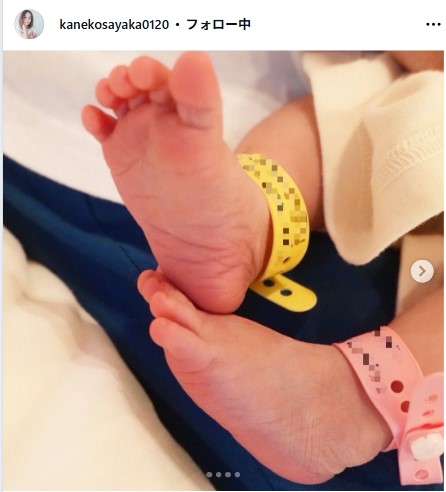 金子さやかのインスタグラムから