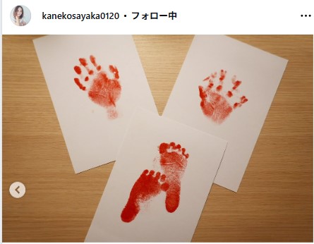 金子さやかのインスタグラムから