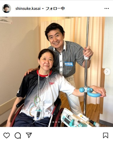 笠井信輔アナのインスタグラムから