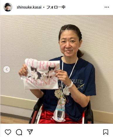 笠井信輔アナのインスタグラムから