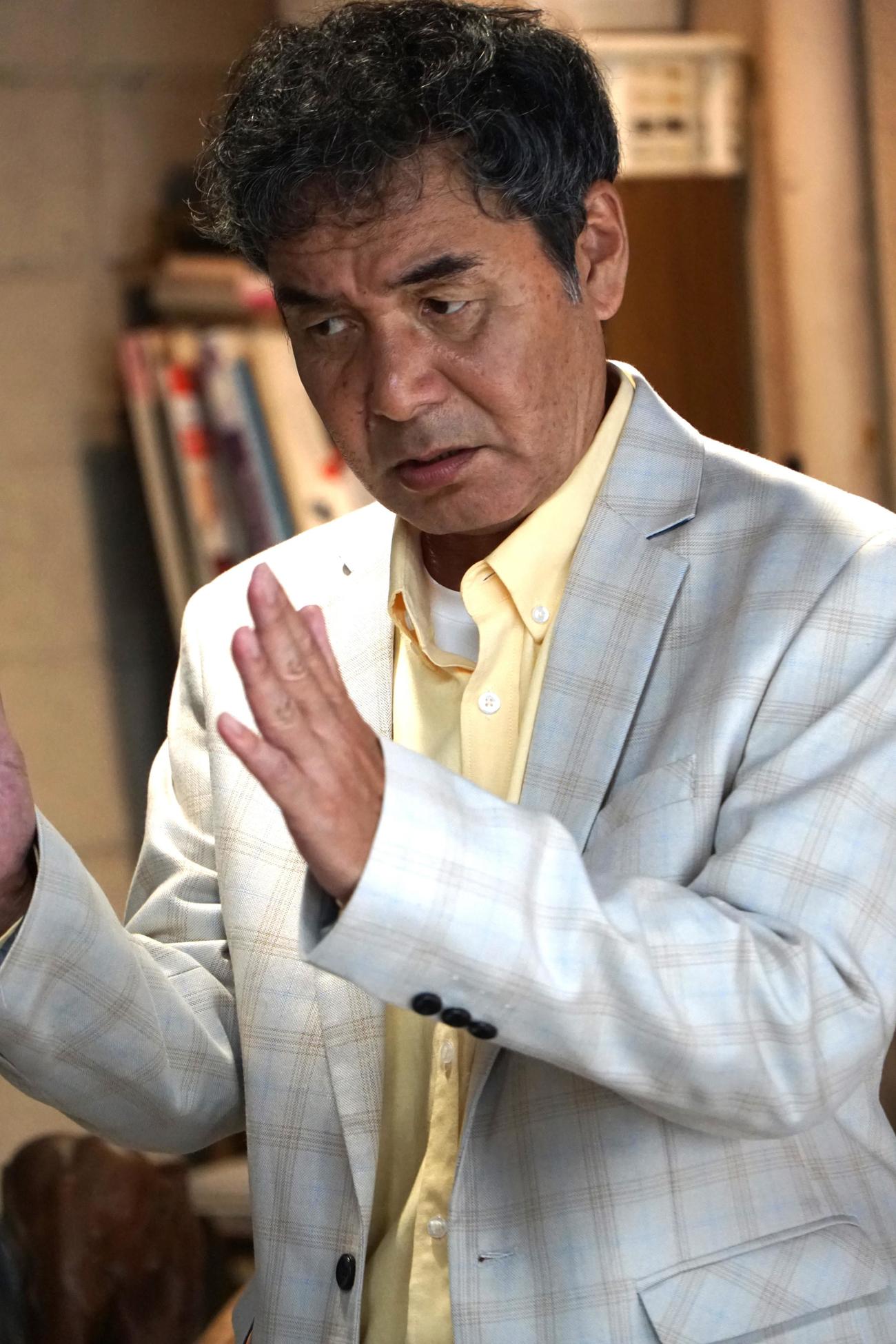 ドラマ「制作現場の水島さん」に出演する肥後克広
