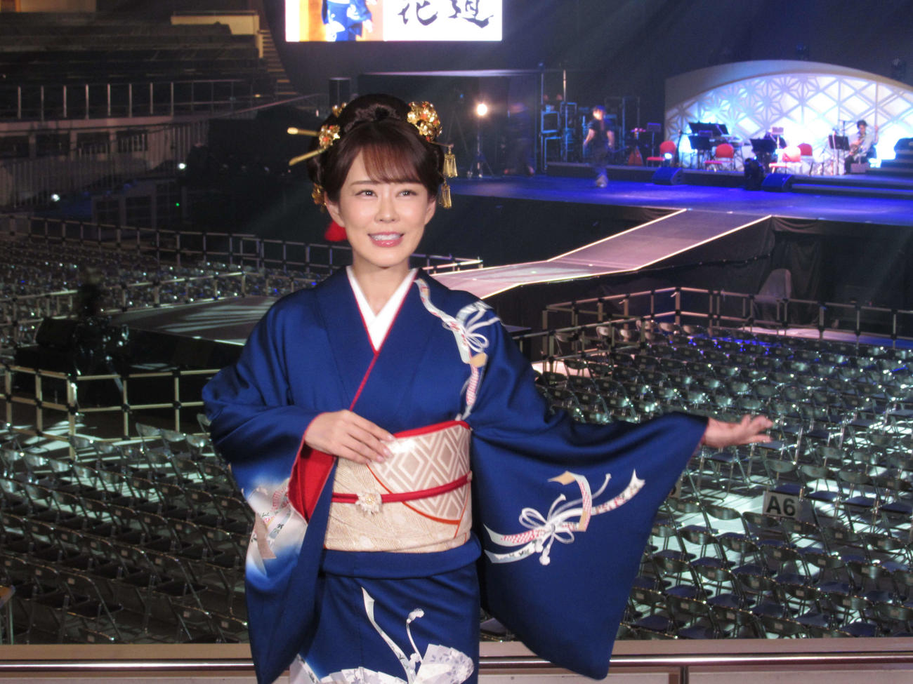 女性演歌歌手として初めて両国国技館でコンサートを行った丘みどり