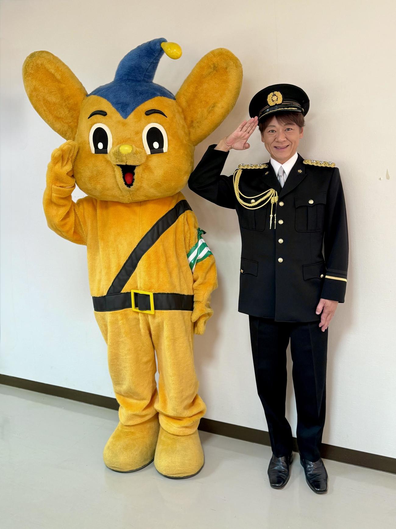 調布警察署の一日警察署長を務めた北山たけし