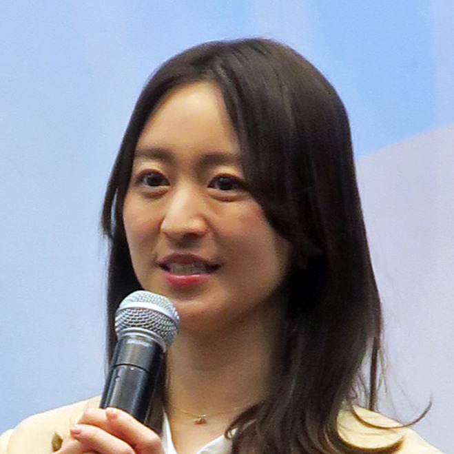 片渕茜キャスター（2024年3月撮影）