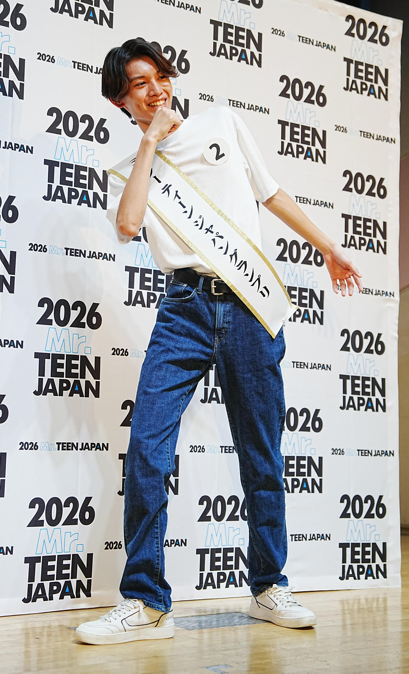 2026ミスター・ティーン・ジャパン決定戦で初代グランプリに輝いた水戸虹一輝（撮影・小沢裕）