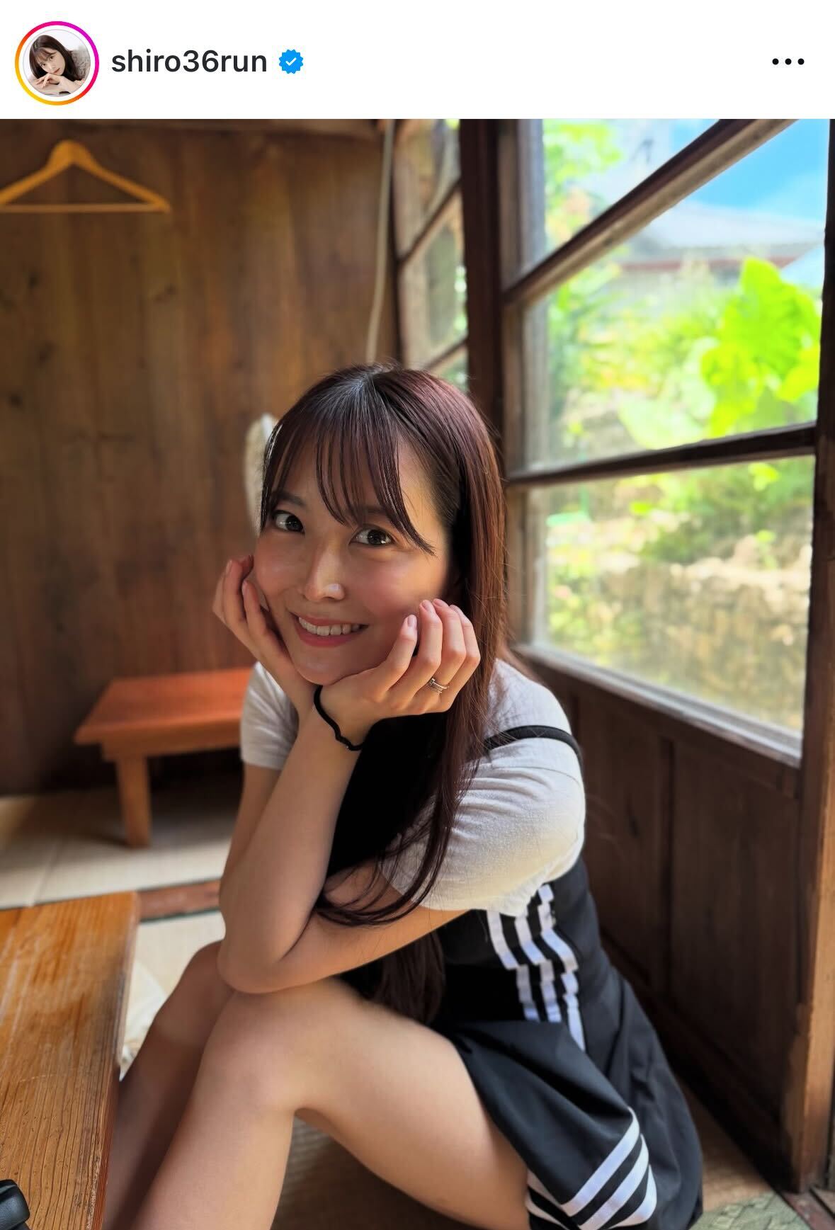 白間美瑠のインスタグラムから