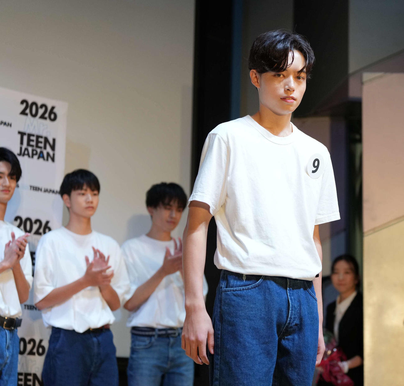 2026ミスター・ティーン・ジャパン決定戦で審査員特別賞を受賞した田浦ウィアー彰人（撮影・小沢裕）