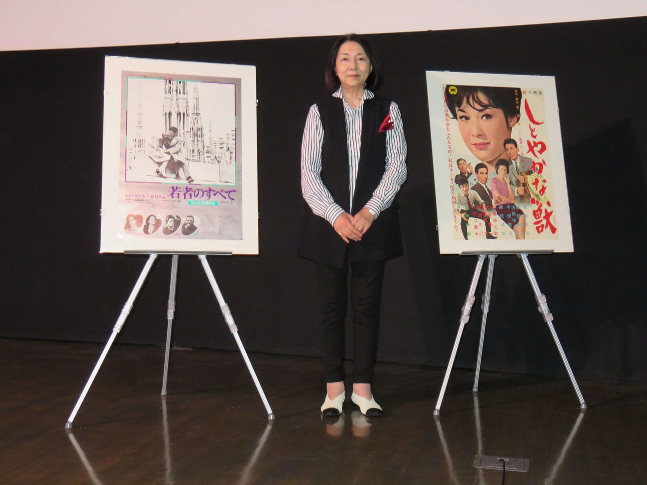「第47回ぴあフィルムフェスティバル2025」の特集企画部門として開催された「私が憧れた女優たち～梶芽衣子デビュー60年記念企画」でトークする梶芽衣子（撮影・村上幸将）
