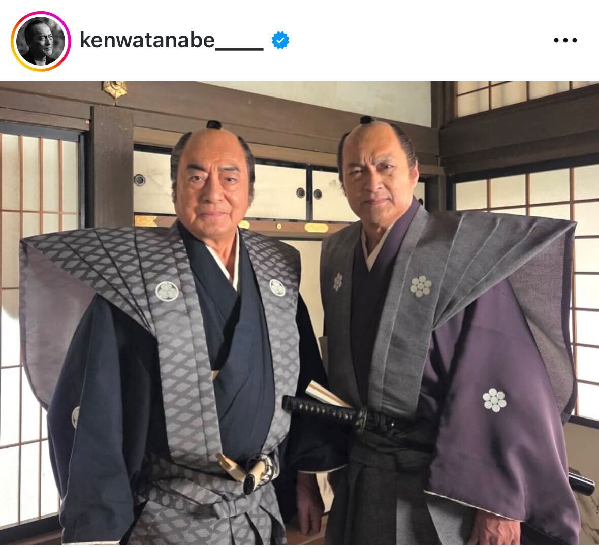 渡辺謙のインスタグラムから