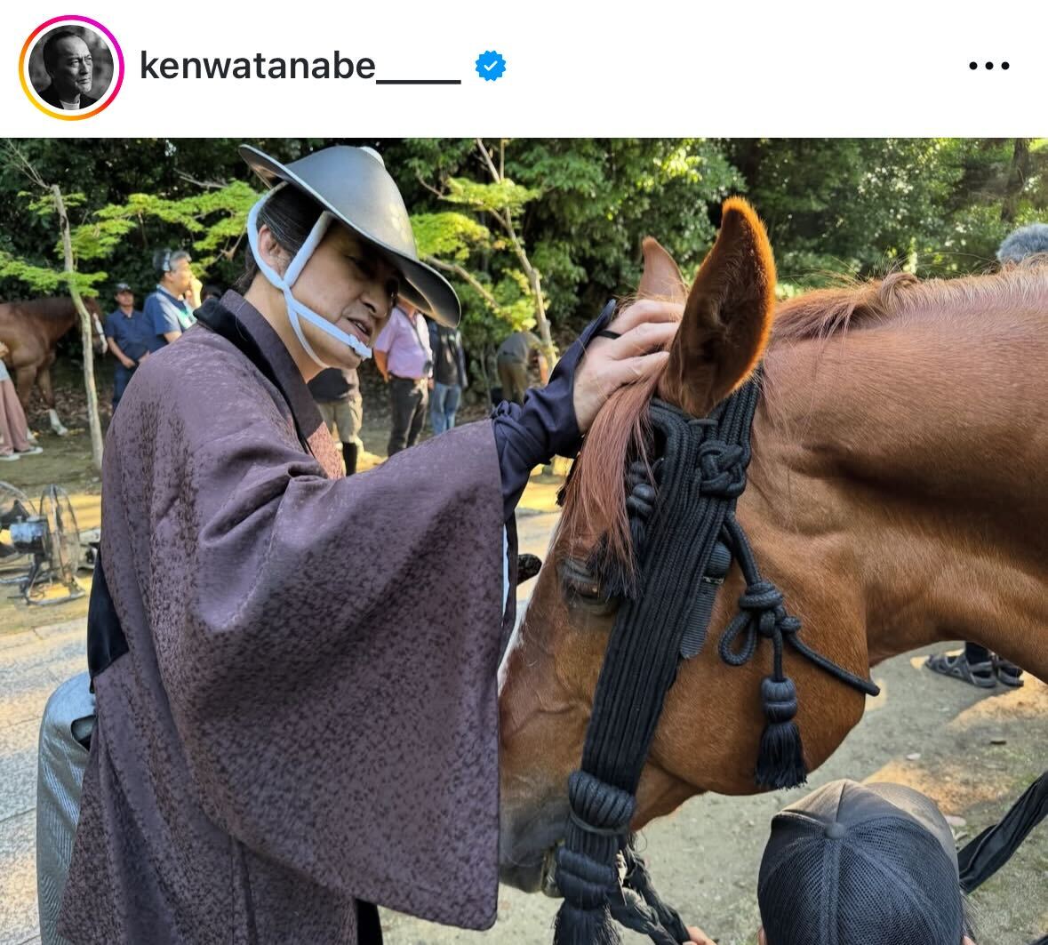 渡辺謙のインスタグラムから