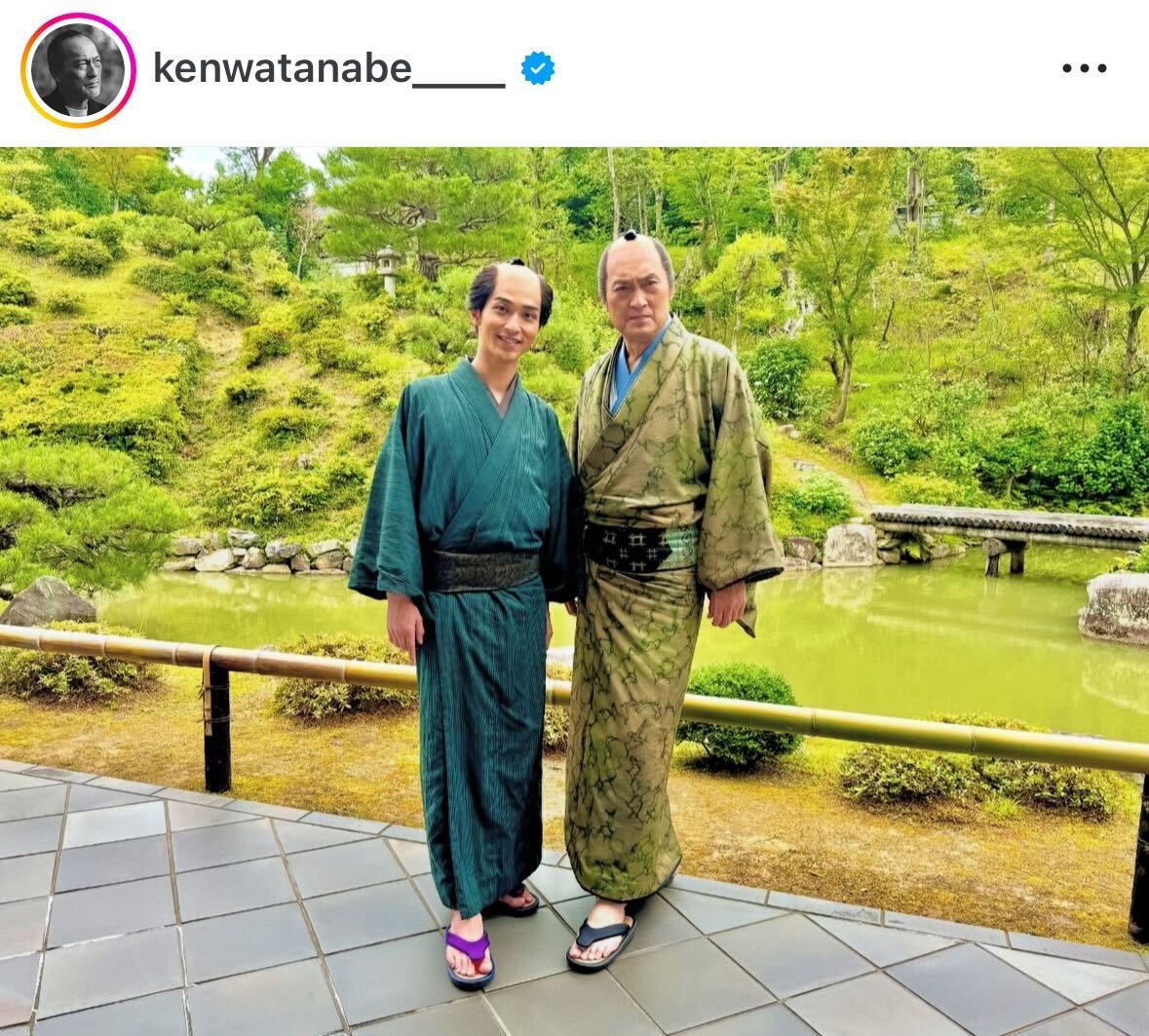 渡辺謙のインスタグラムから