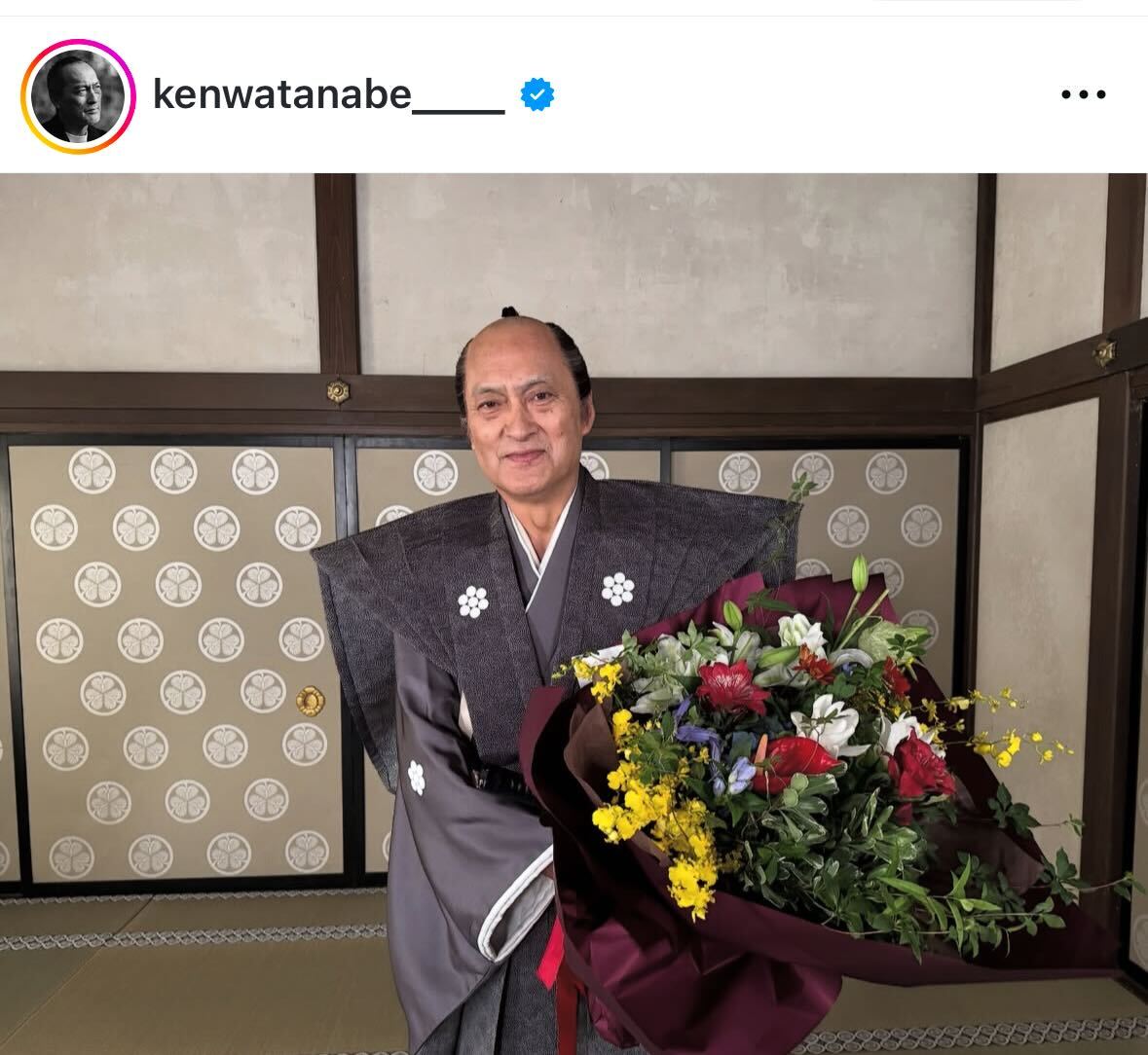 渡辺謙のインスタグラムから