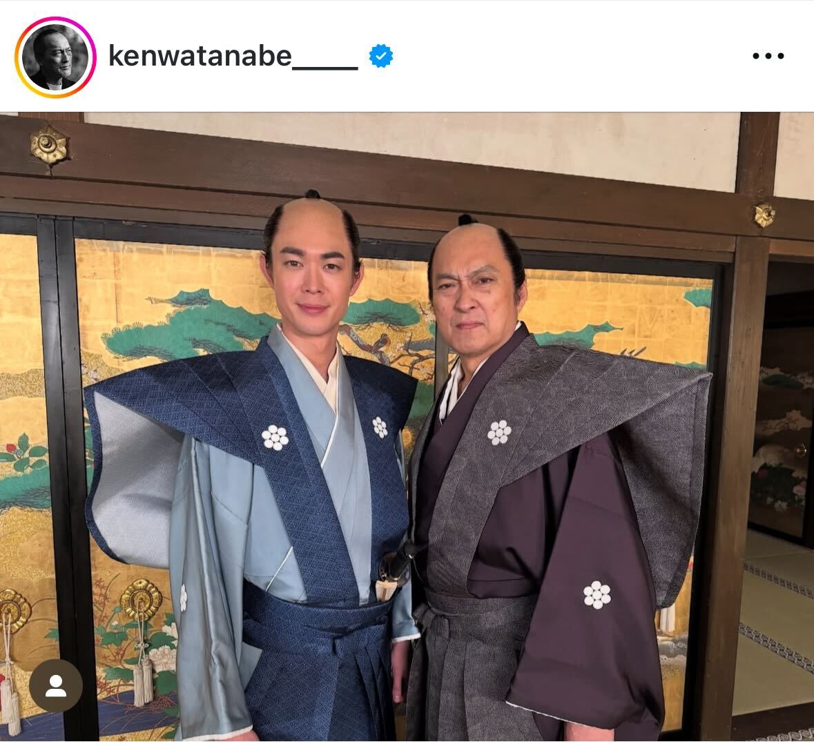 渡辺謙のインスタグラムから