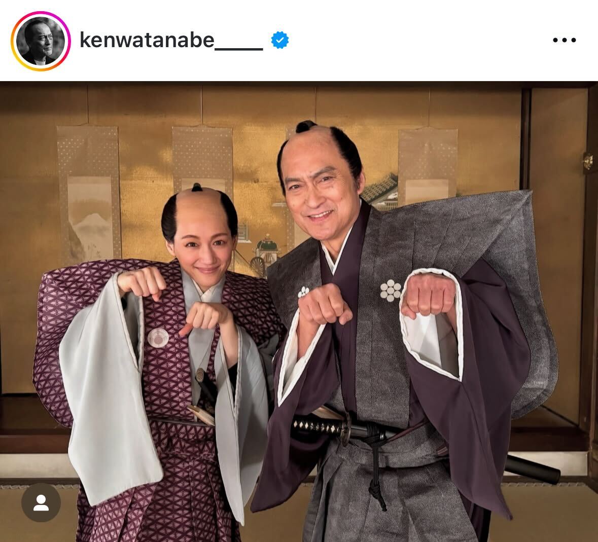 渡辺謙のインスタグラムから