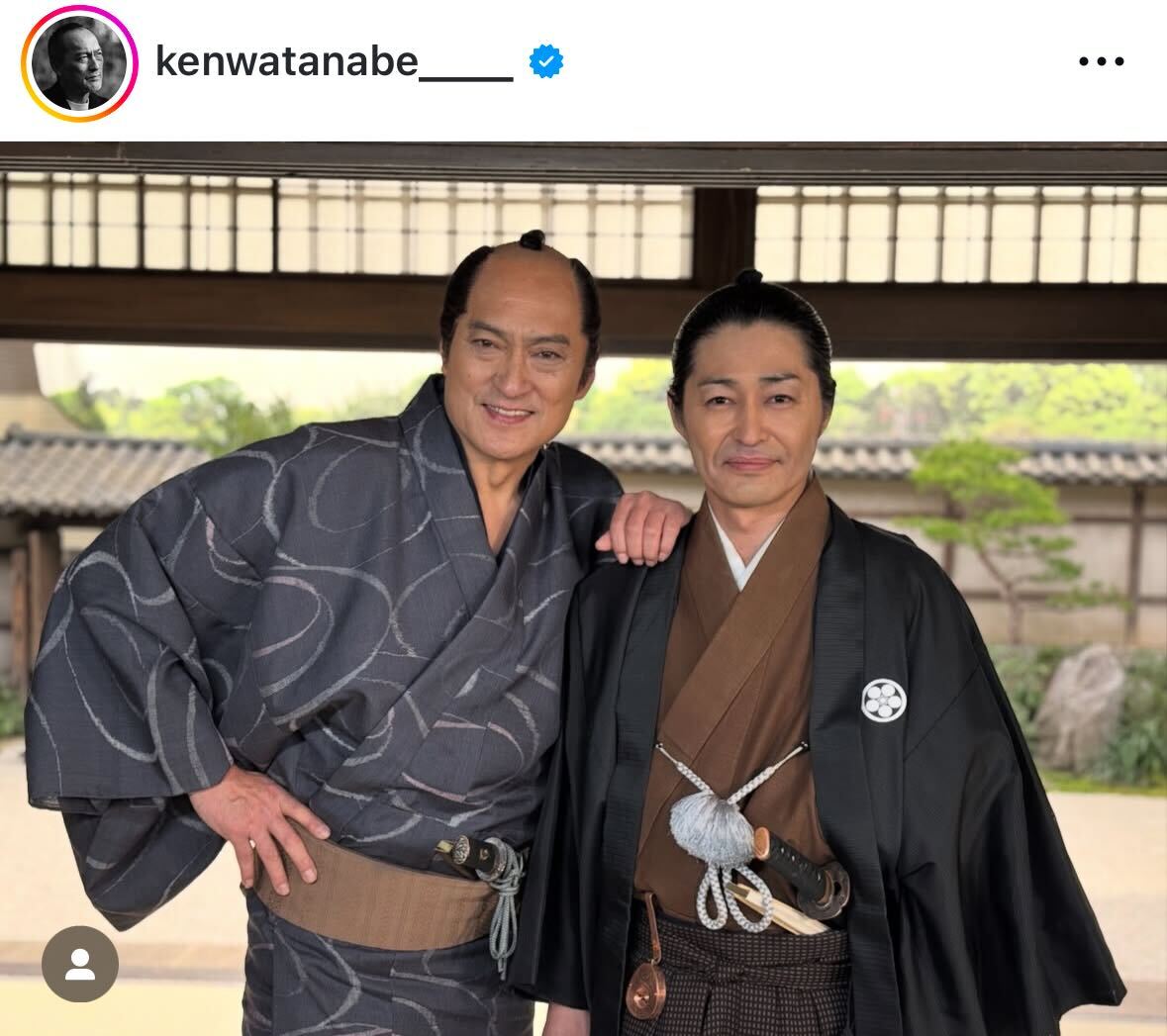 渡辺謙のインスタグラムから