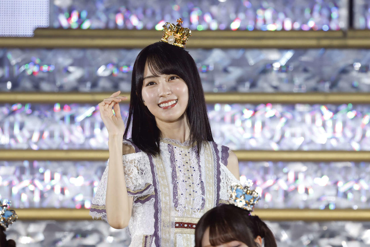 「真夏の全国ツアー2025」千秋楽公演でパフォーマンスする乃木坂46賀喜遥香　（C）鈴木健太（KENTA Inc．）