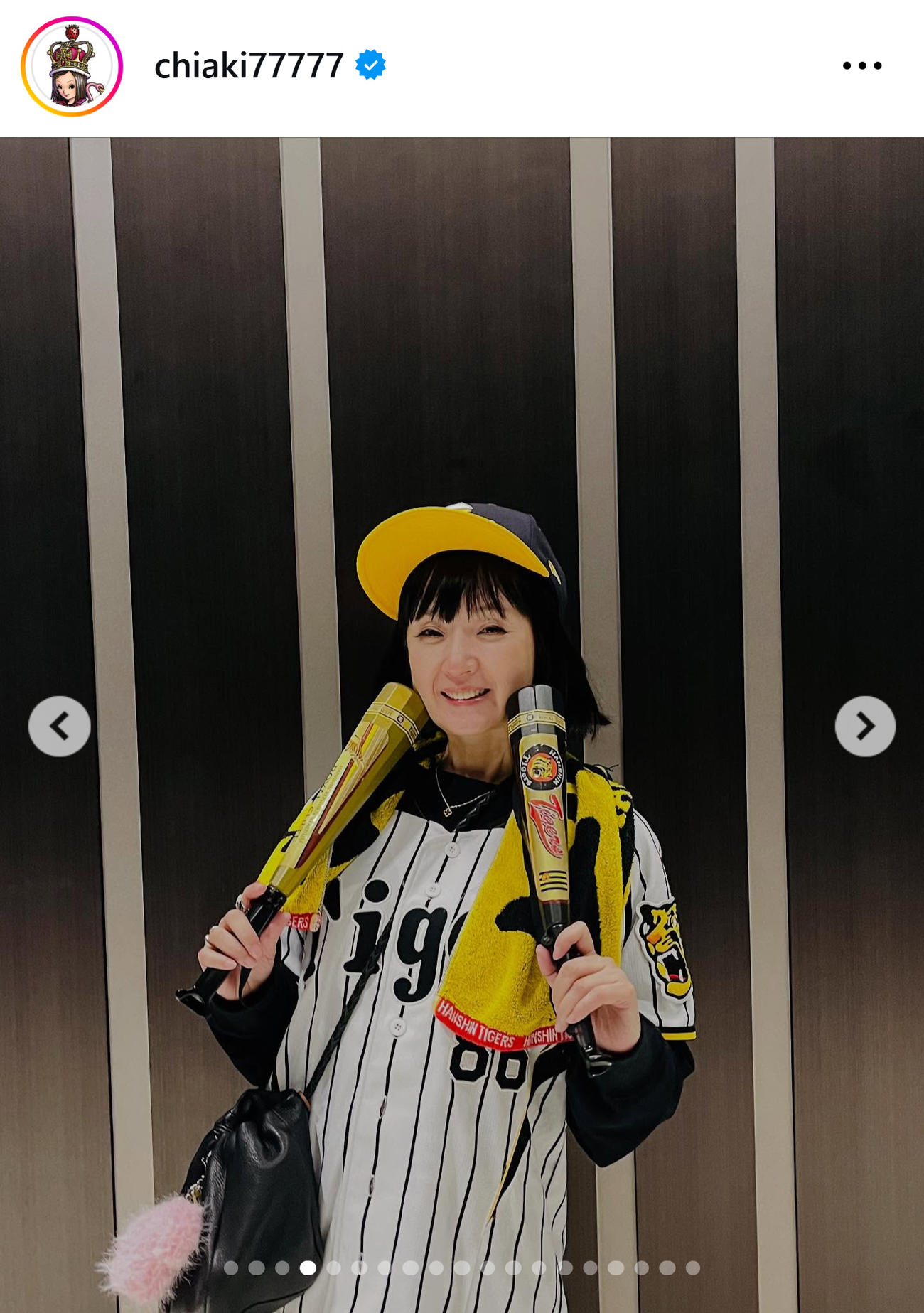 千秋のインスタグラムから