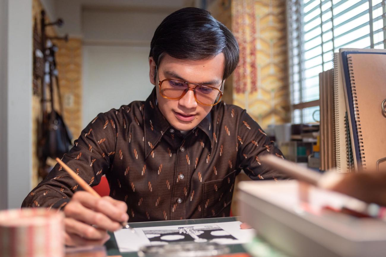 NHK連続テレビ小説「あんぱん」の1場面（C）NHK