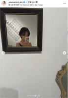 東留伽アナのインスタグラムから