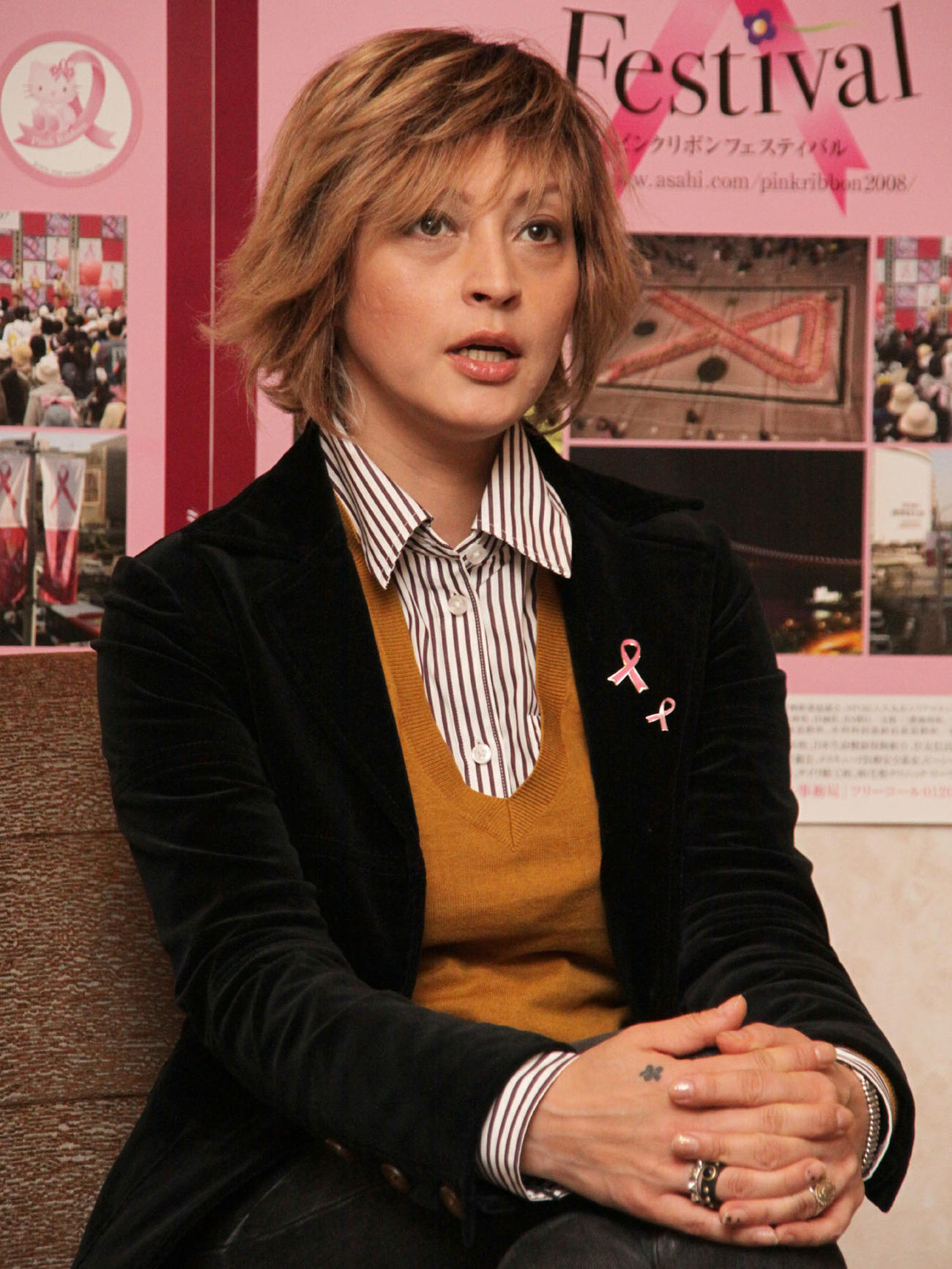 川村カオリさん（2008年10月撮影）