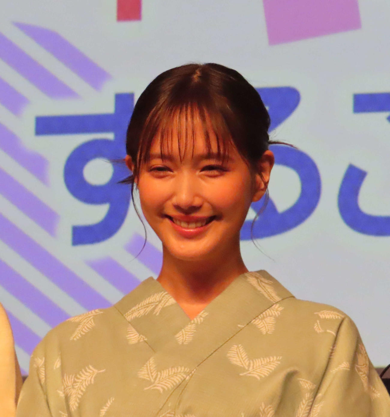 「北くん達がかわいすぎて手に余るので、イベントでもシェアすることにしました。」に登壇した本田翼（撮影・寺本吏輝）