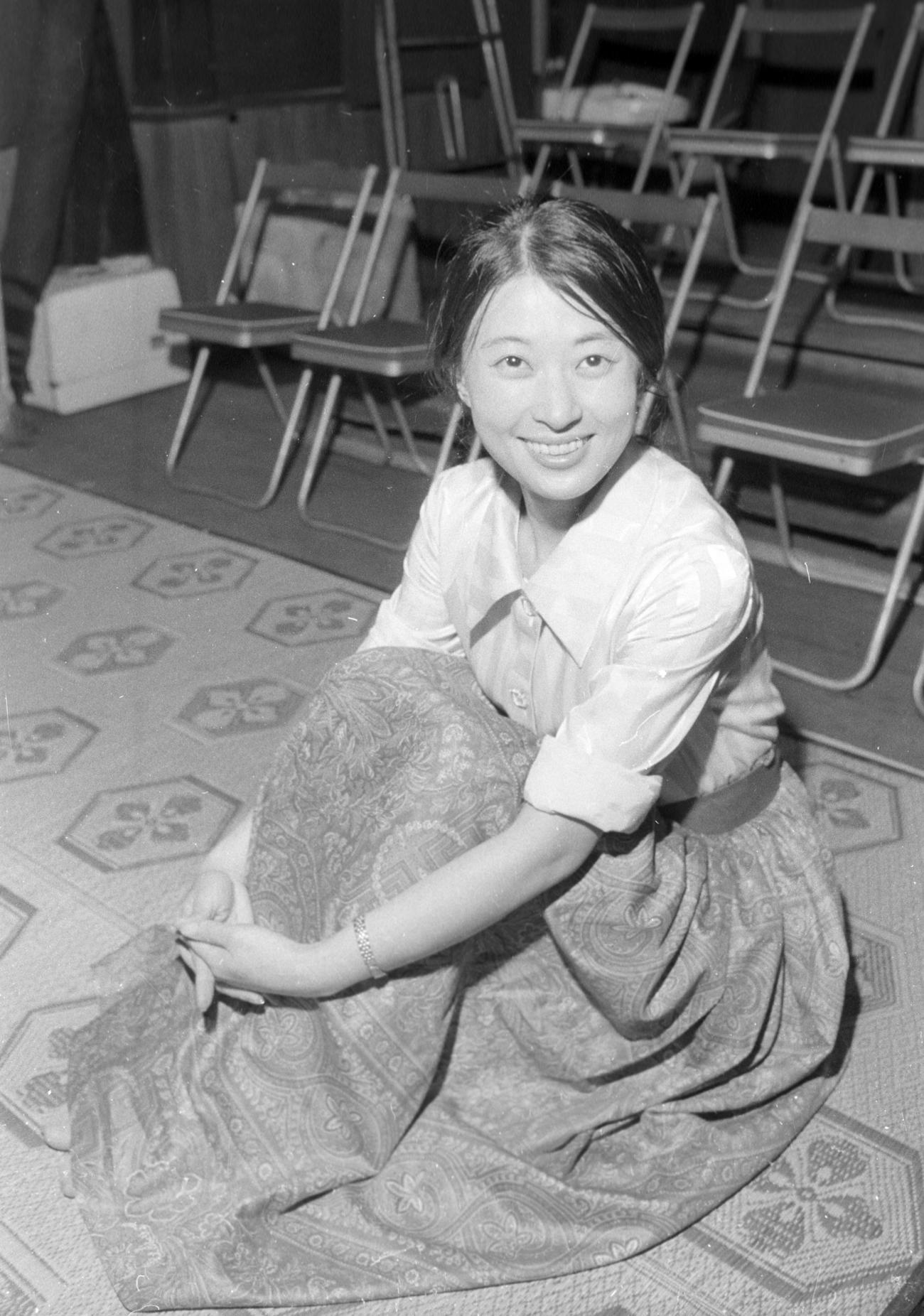 1969年9月　8月民芸を退団しフリーになった吉行和子