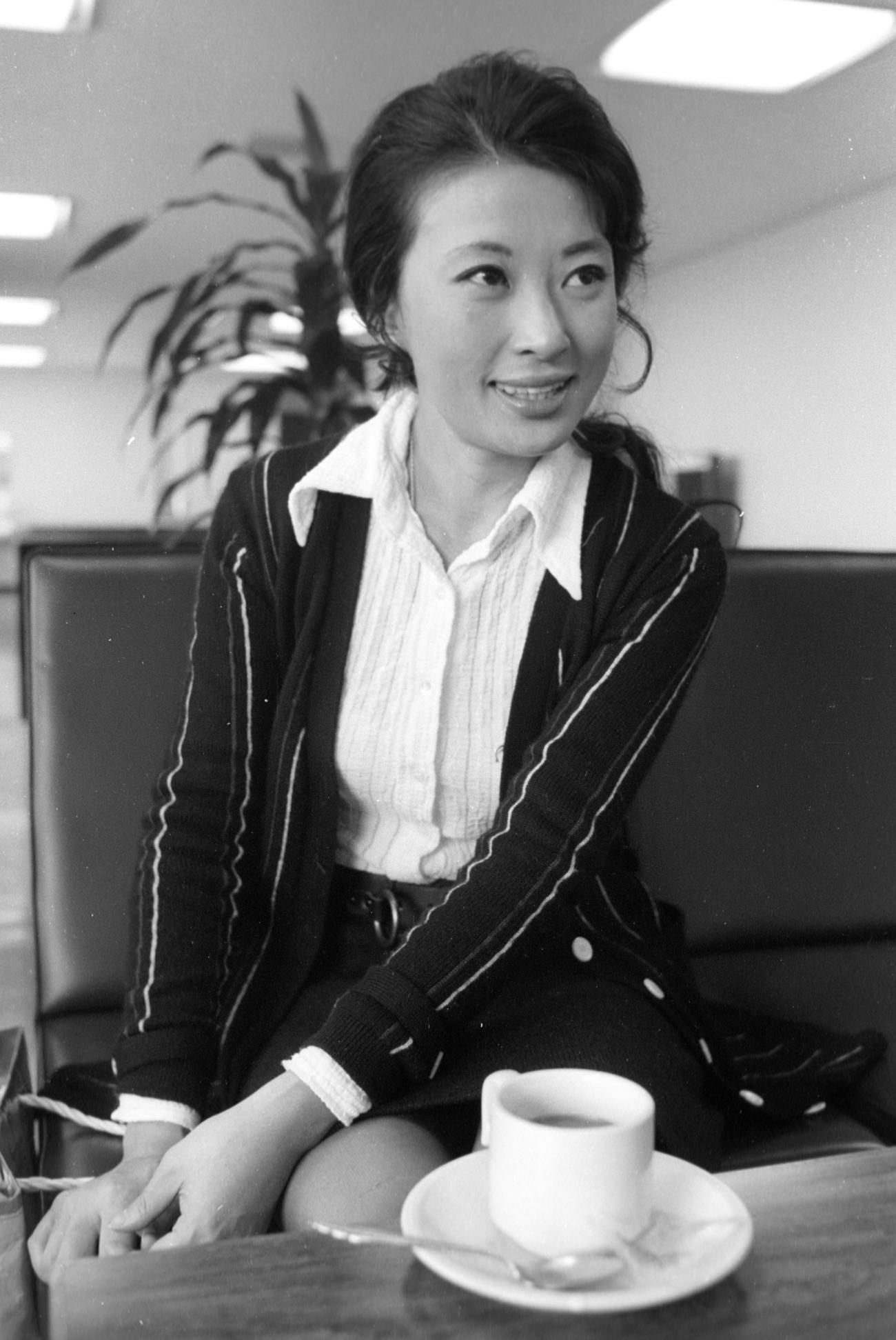 1970年10月　「大川橋蔵特別公演」で歌舞伎座初出演する吉行和子
